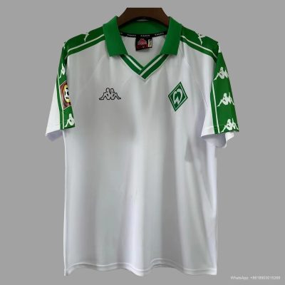 01/02 Werder Bremen Away Retro Soccer Jersey