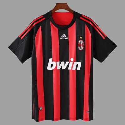 08/09 AC Milan Home Retro Soccer Jersey