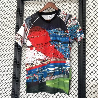 25/26 PSG Jordan Fanswear Multicolour Soccer Jersey