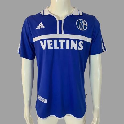 00/02 Schalke 04 Home Retro Soccer Jersey