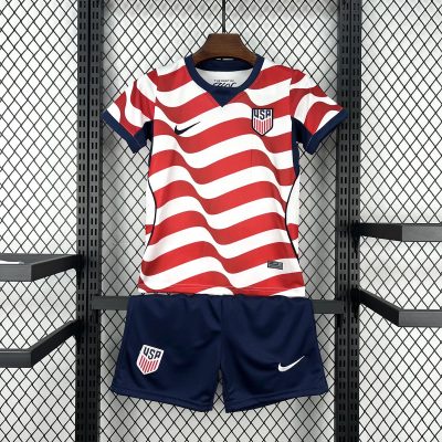 2026 USA Home Kids Soccer Jersey Size 16-28
