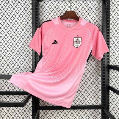 2026 Spain Goalkeeper Special Version Pink Soccer Jersey