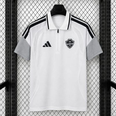 26/27 Al Ahli SFC White Black Travel Polo Shirt