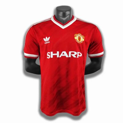 1250/86/88 Manchester United Home Retro Soccer Jersey