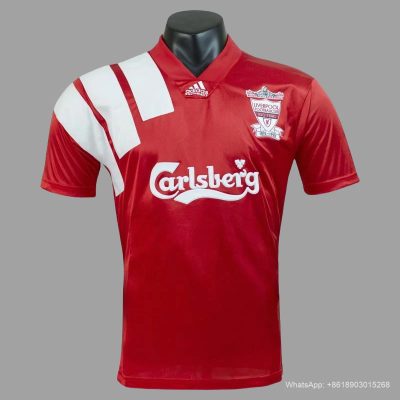 92/93 Liverpool Home Retro Soccer Jersey