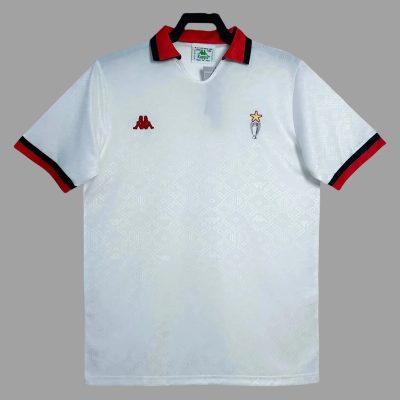 89/90 AC Milan Away Champions League Final Retro Soccer Jersey